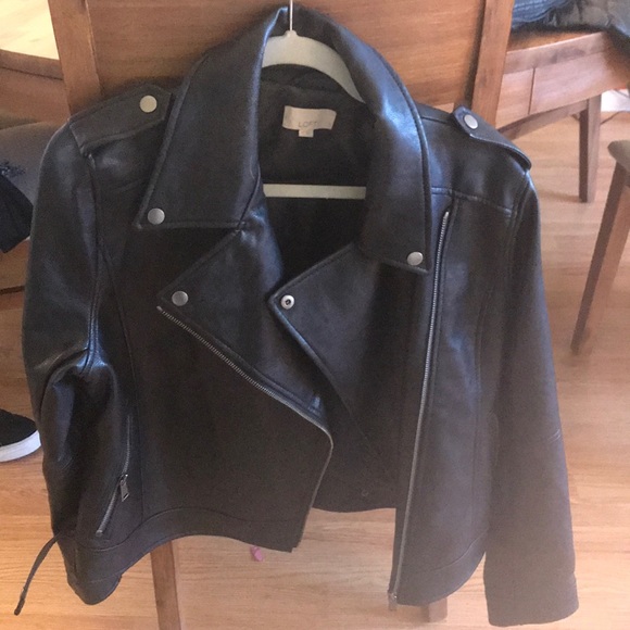 loft faux leather jacket